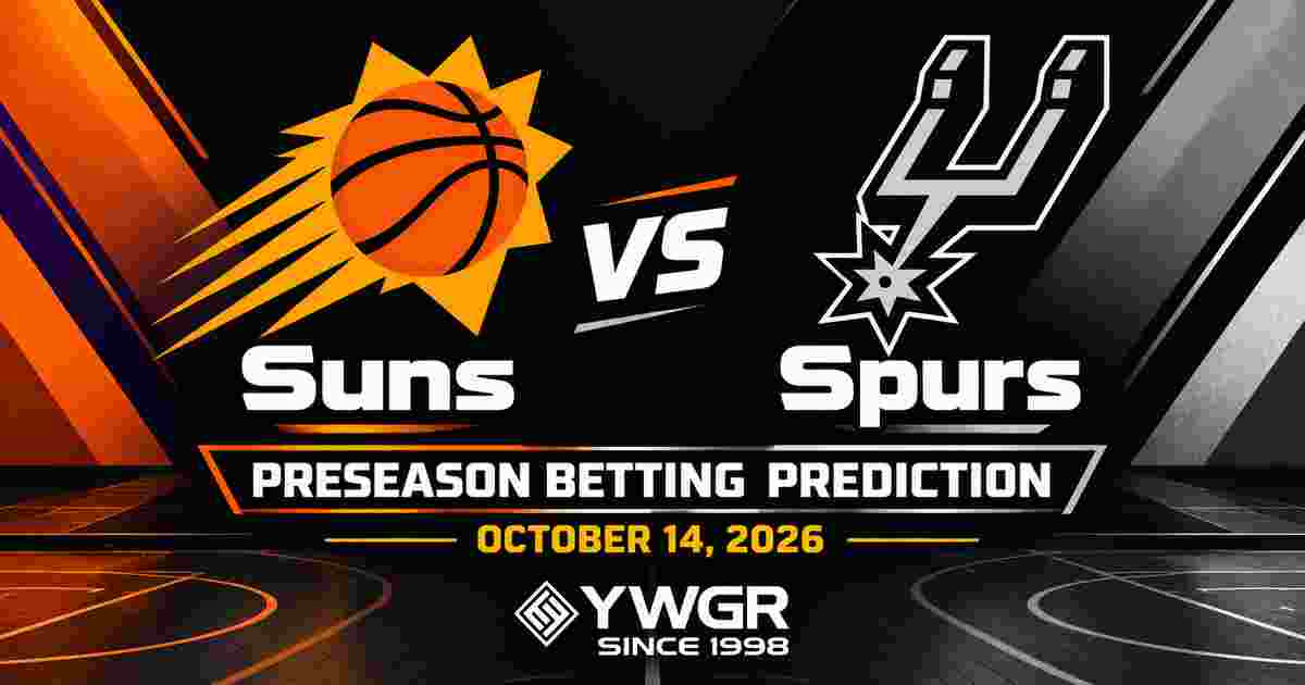 Suns vs Spurs Preseason Betting Prediction, October 14, 2026