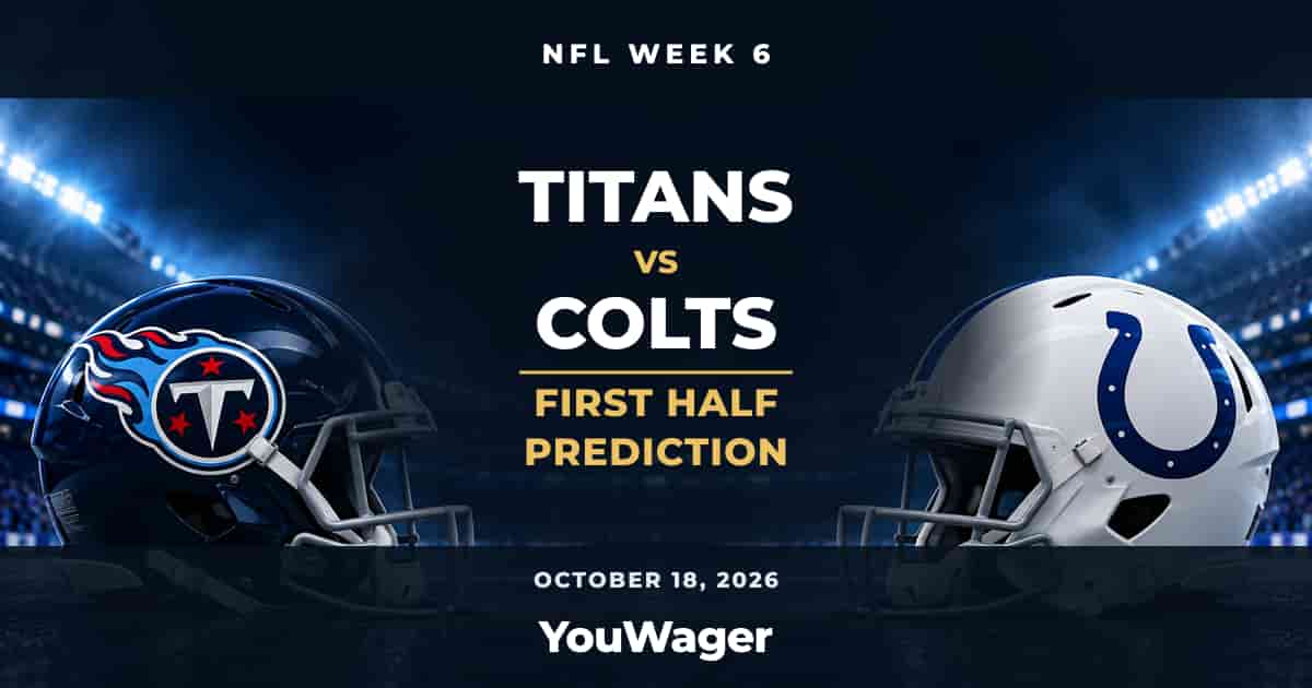 Tennessee Titans vs Indianapolis Colts First Half Prediction, Week 6, October 18, 2026