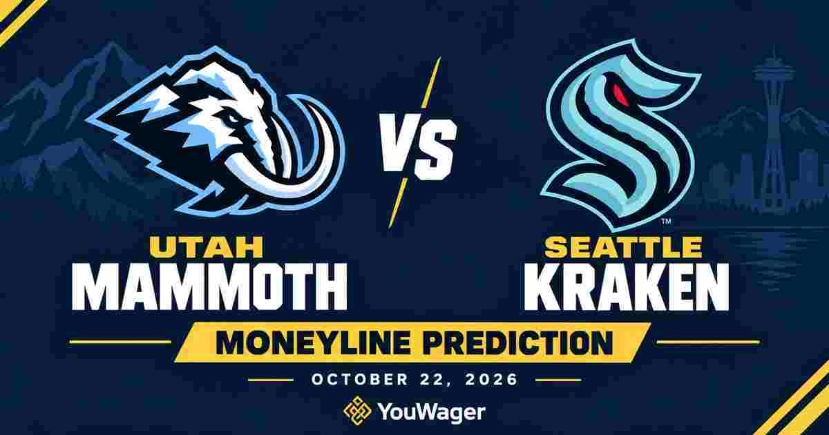 Utah Mammoth vs Seattle Kraken Moneyline Prediction, October 22, 2026