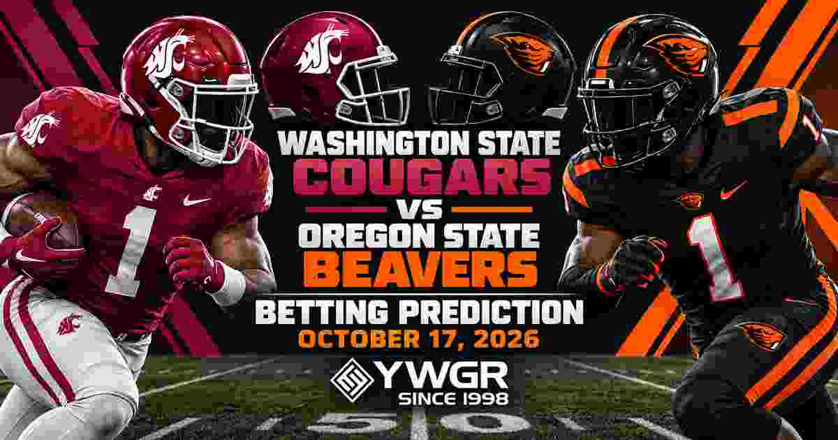 Washington State Cougars vs Oregon State Beavers Betting Prediction, October 17, 2026