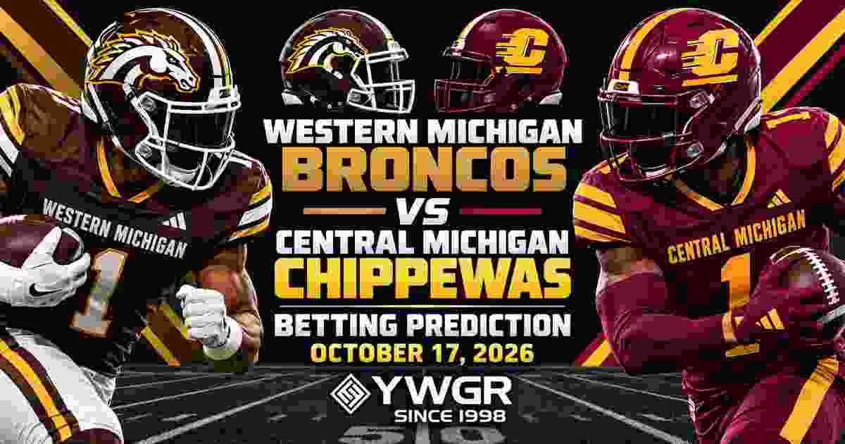 Western Michigan Broncos vs Central Michigan Chippewas Betting Prediction, October 17, 2026